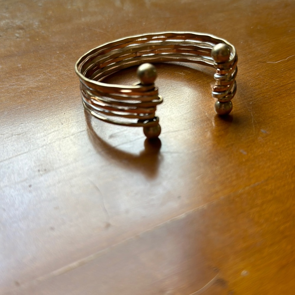 Three toned cuff bracelet
